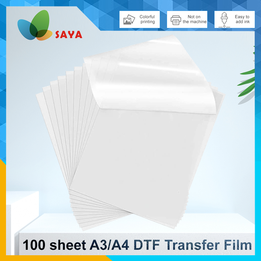 50/100 Pcs DTF 필름 A3/A4 양면 접착  - Dtf Film Roll A3 리뷰 및 가격